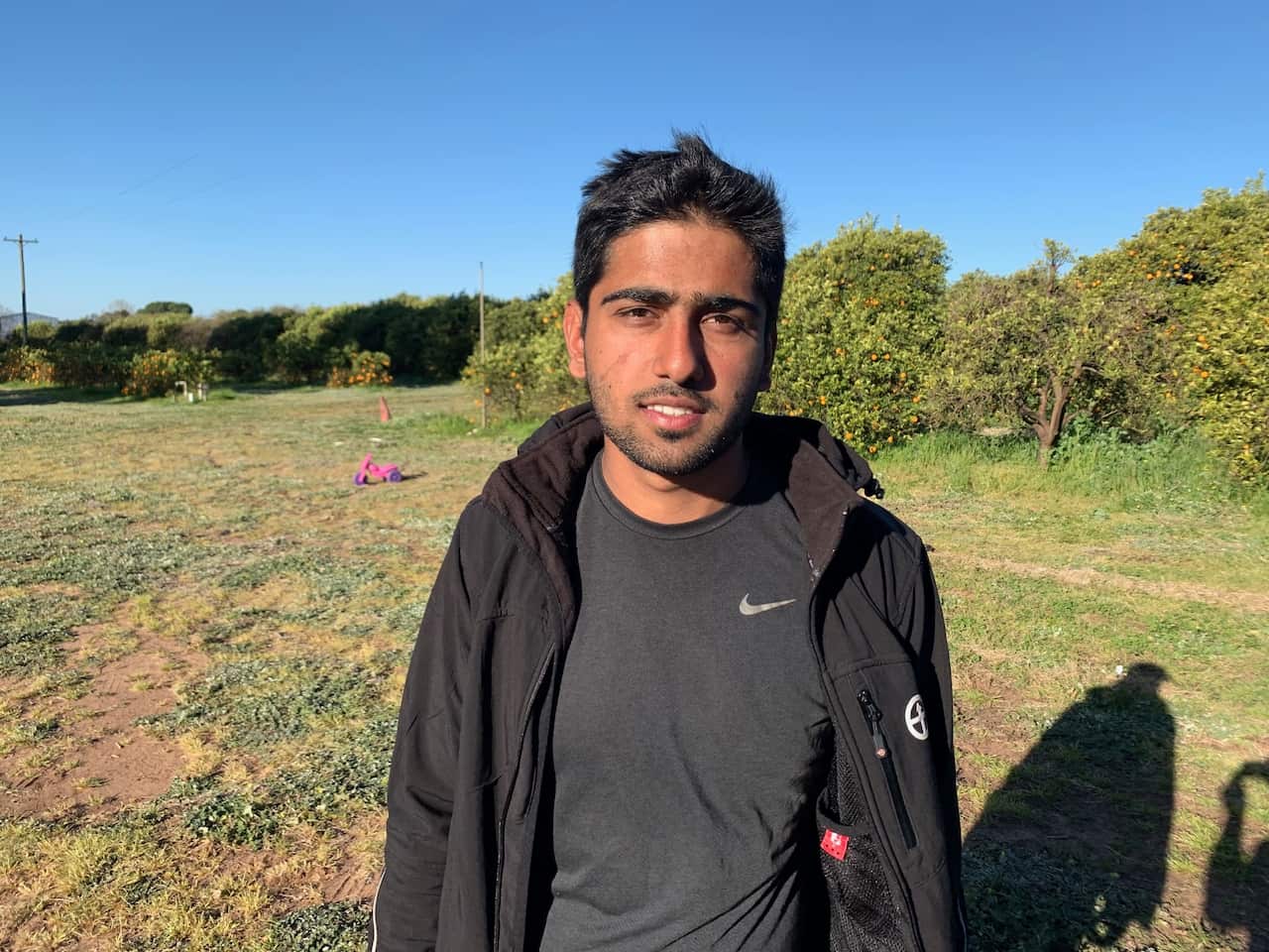 17-year-old, Ahmed Bilal, works at the local meat factory in Leeton NSW. 