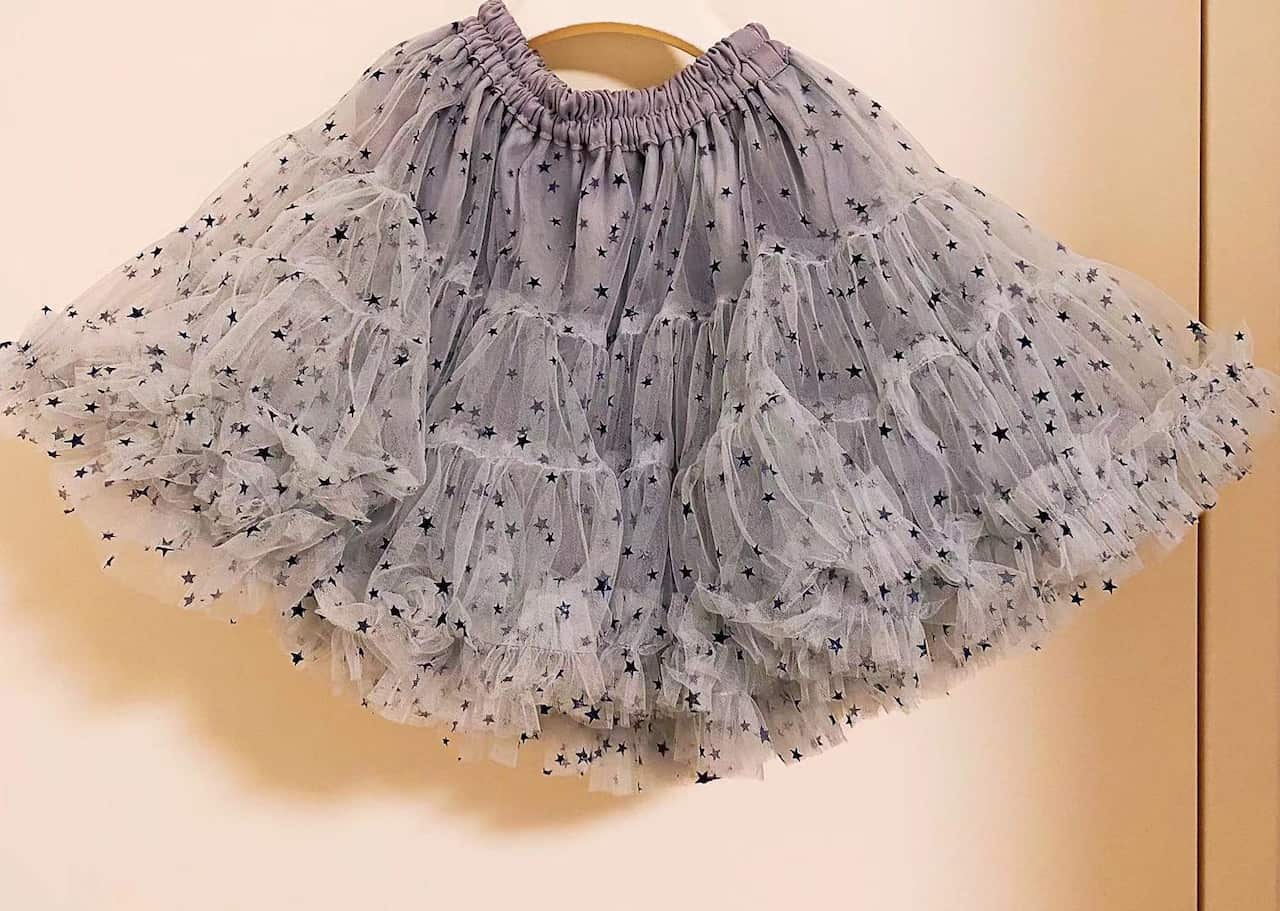 The dress Carol made for her daughter