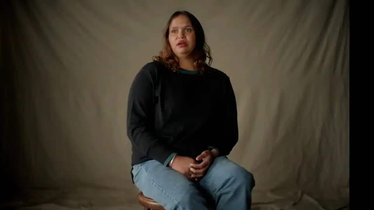 Kamilaroi and Yorta Yorta woman Keyarny Lamb, who appears in the Australian Human Rights Commission's new anti-racism campaign.