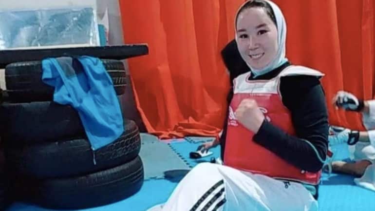 Zakia Khudadadi made a plea for help as she sought to escape Kabul and revive her dream of becoming the country's first female competitor at the Paralympics.