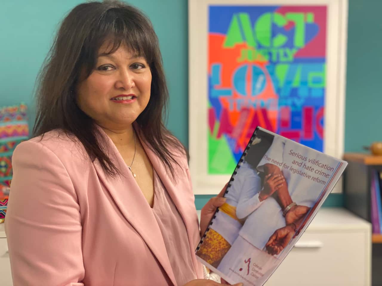 Cohesive Communities Coalition co-chair Christine Castley  