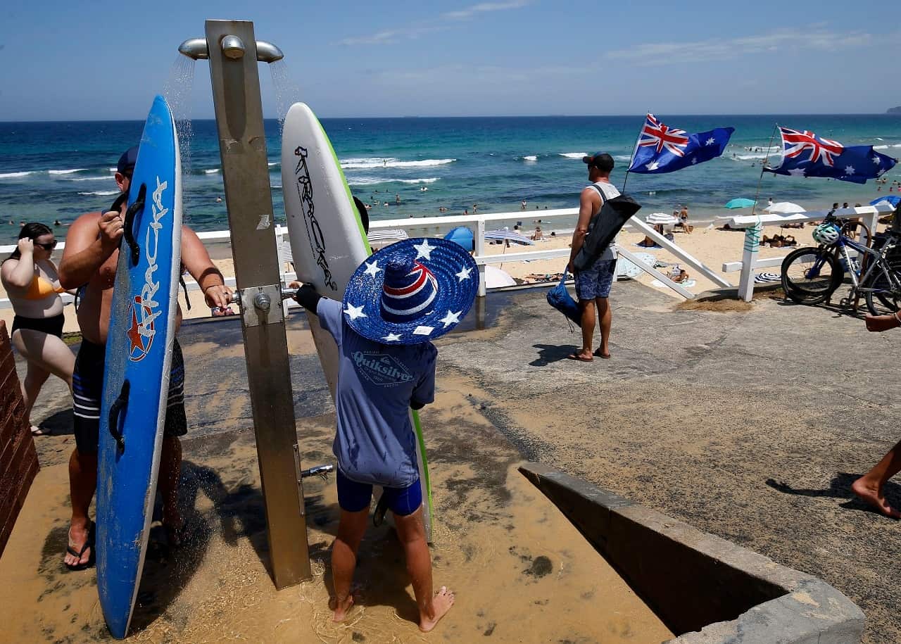Australia Day celebrations in Newcastle.