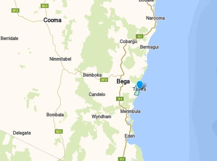 Tathra is located on the far south coast of NSW.