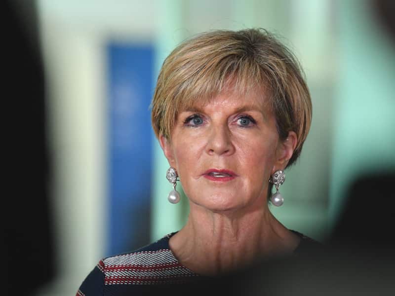 Minister for Foreign Affairs Julie Bishop