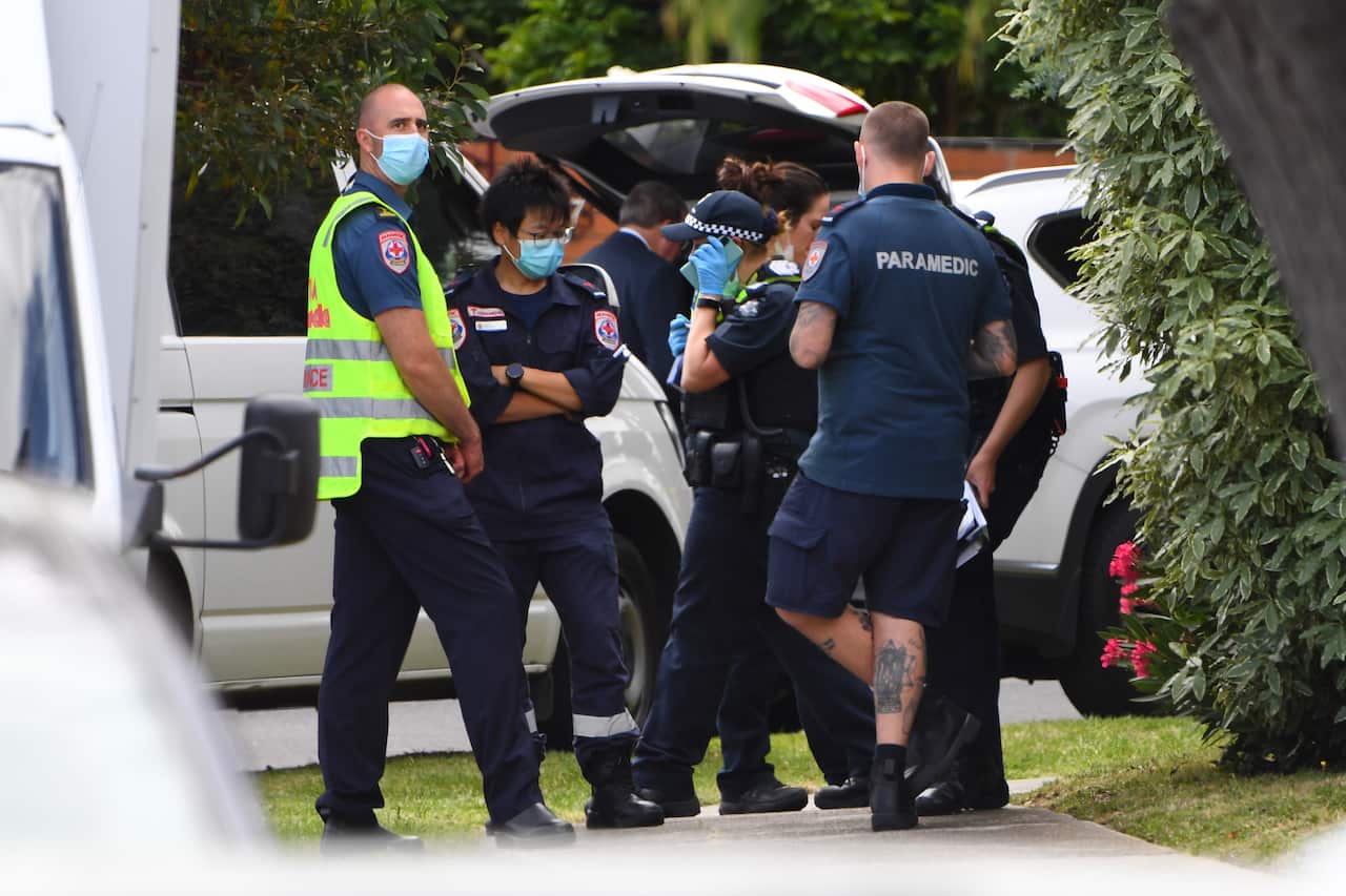 Murder-suicide is among several lines of inquiry being followed by police after discovering the bodies of a mother and her three young children.