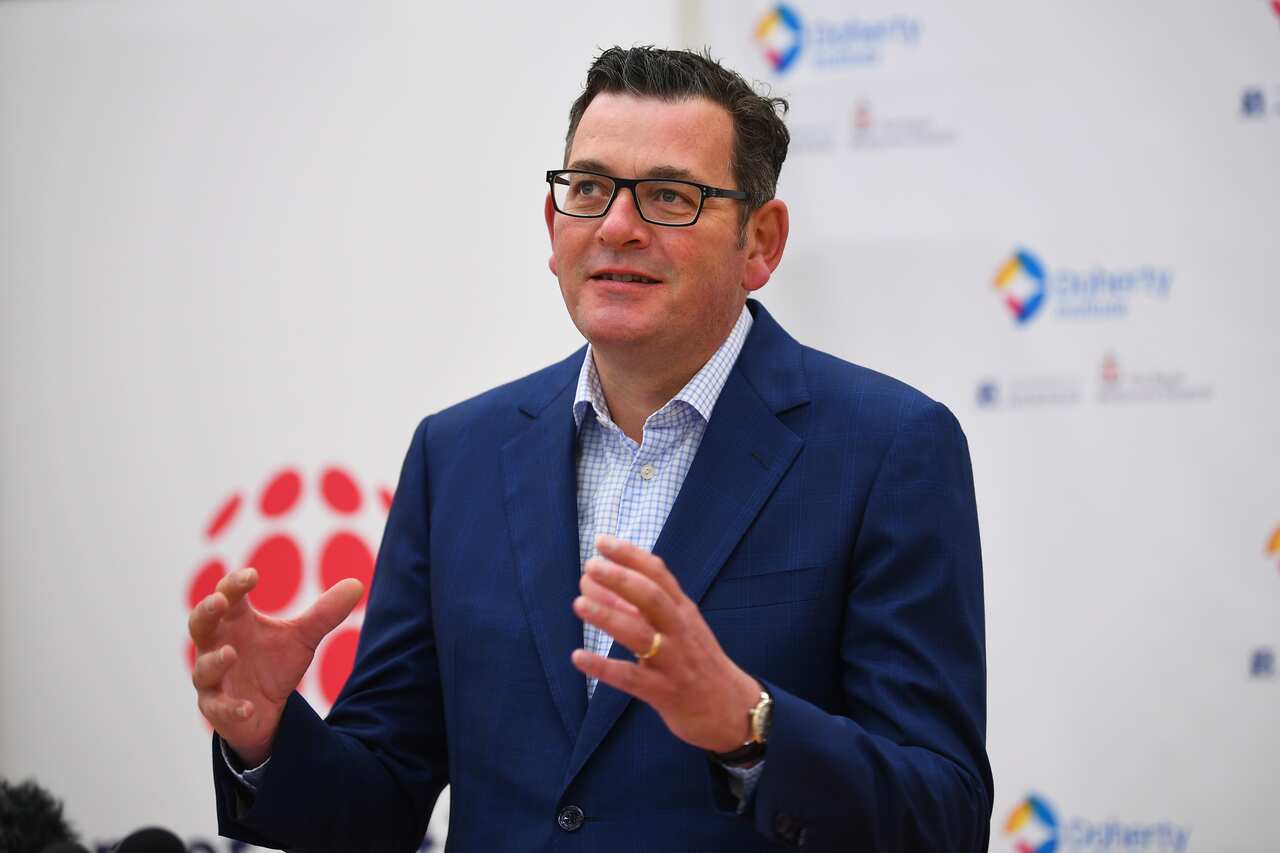 Victorian Premier Daniel Andrews addresses the media during a press conference at the Doherty Institute in Melbourne, Friday, November 13, 2020
