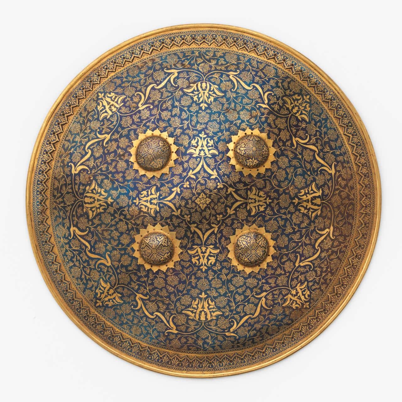 Copper shield - Melbourne International Exhibition 1880.