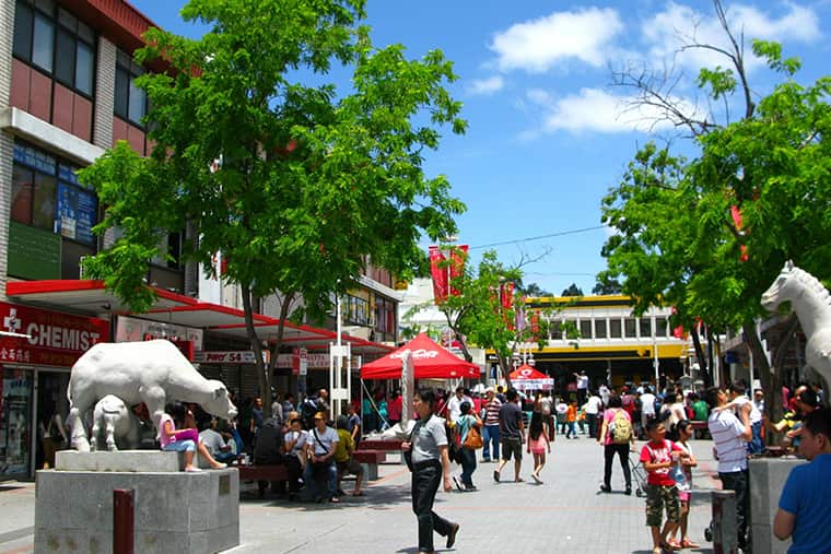 Một góc đường ở khu Cabramatta