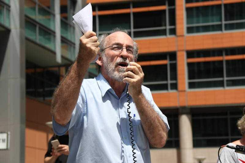 Ian Rintoul from the Refugee Action Coalition.