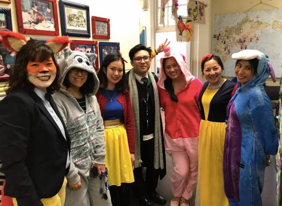 Các giáo viên Chương trình Song ngữ Tiếng Việt của FPS trong Tuần lễ Book Week năm 2018