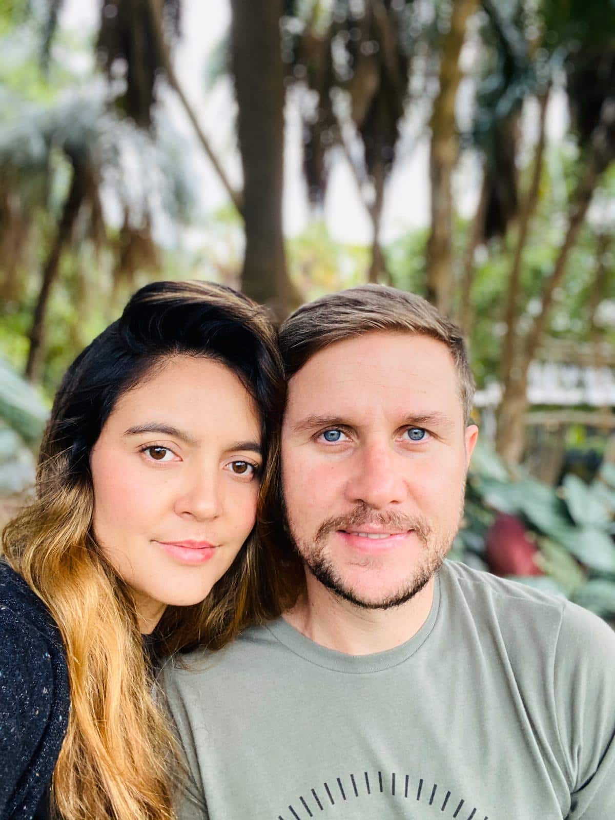 Camila y su esposo Ricardo.