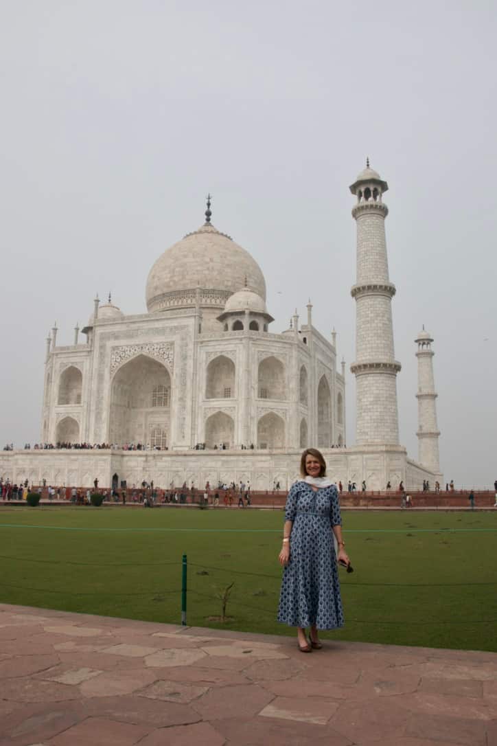 Associate Professor Camille Raynes-Greenow at Taj Mahal in Agra recently