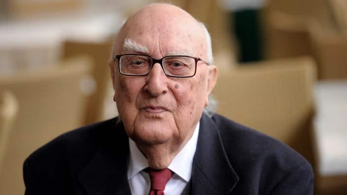 Andrea Camilleri at the Photocall of the film The disappearance of Pato.