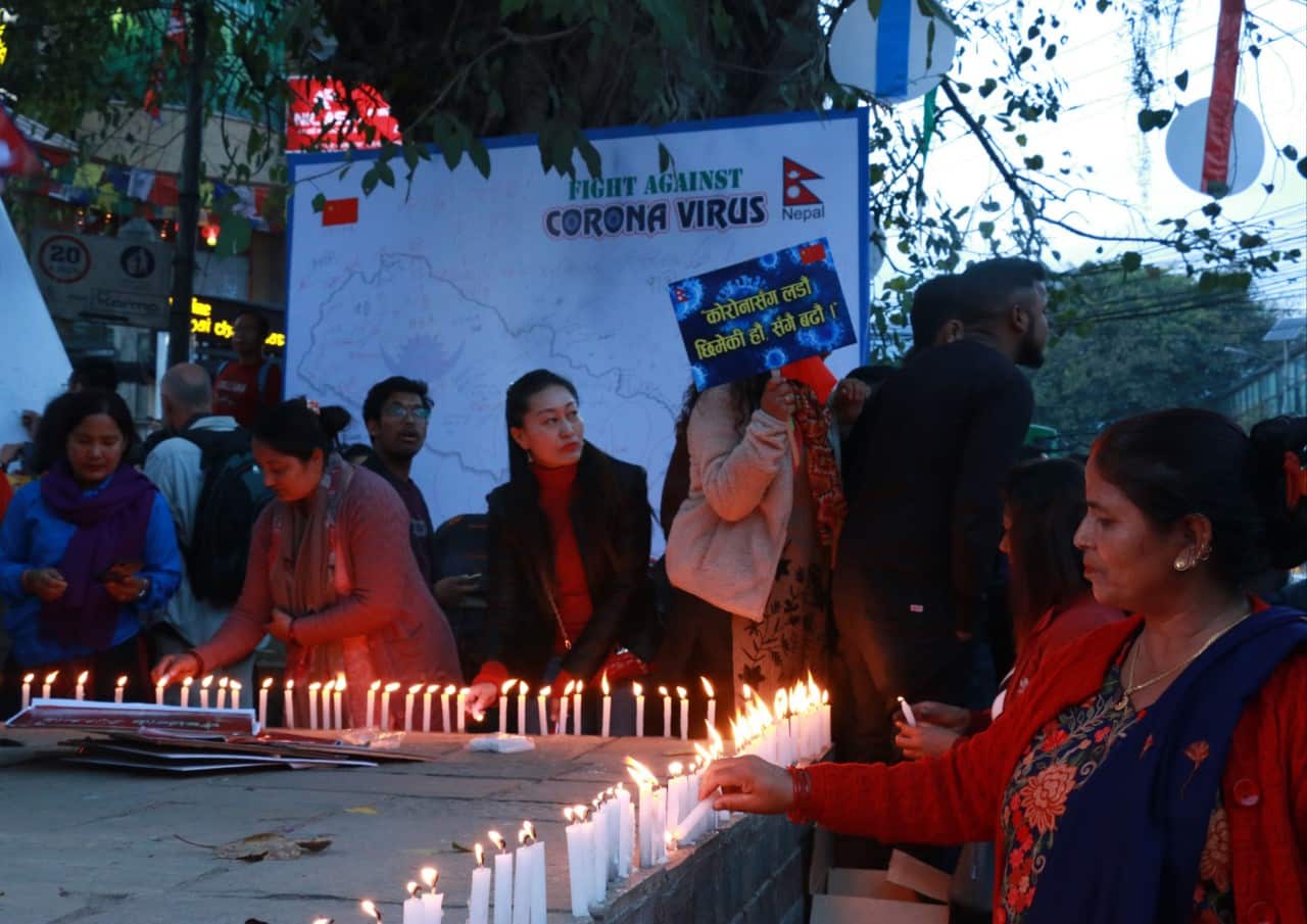 Campaign against corona virus in Nepal
