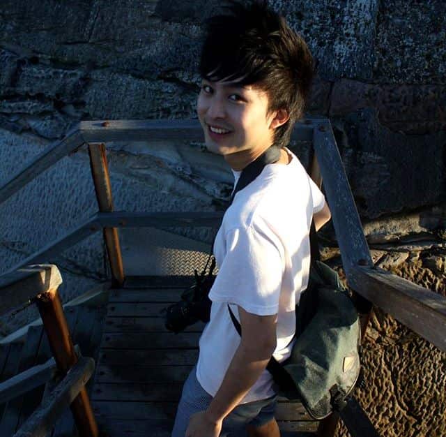 Andy Chan in his early days in Australia