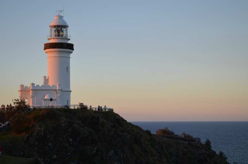 Cape Byron lighthouse in Byron Bay.