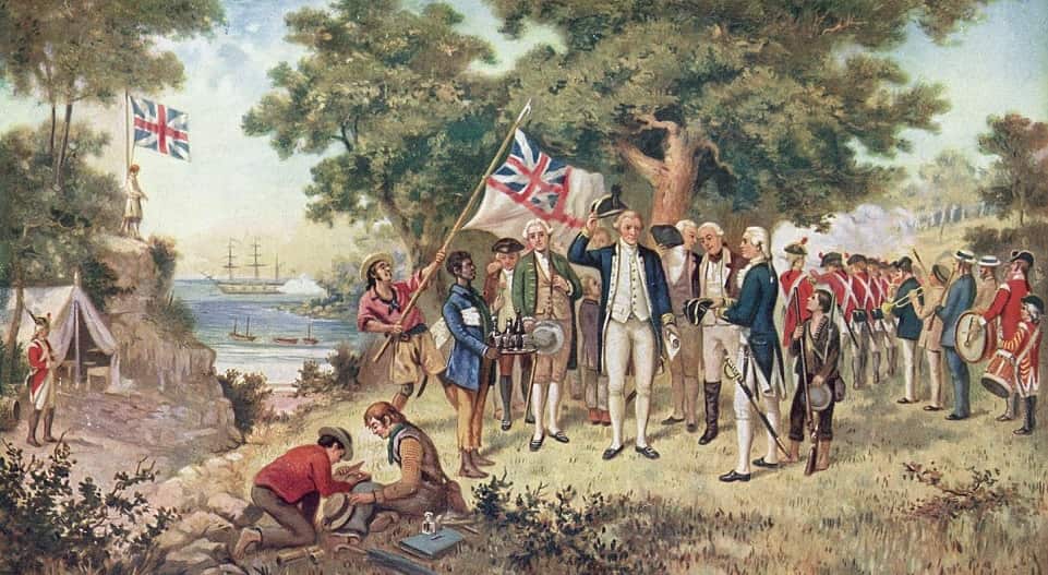 Captain James Cook reached the east coast of Australia 