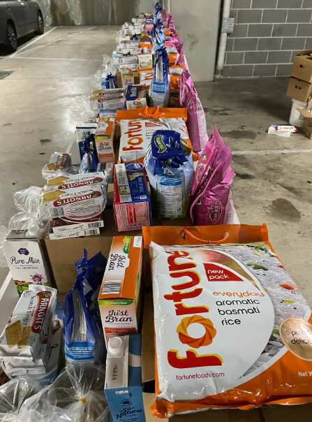 Lighthouse Community Services offer regular "food runs", delivering essentials to their registered families in need.