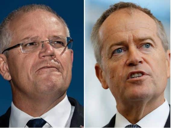 Scott Morrison and Bill Shorten.