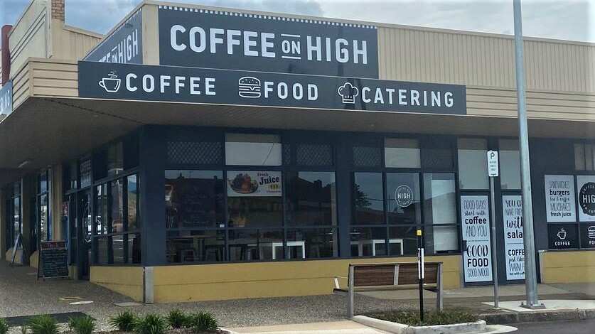 Coffee on High in Wauchope, NSW.