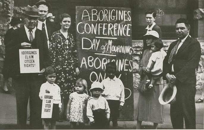 Aborigines day of mourning, Sydney, 26 January 1938 (State Library of NSW)