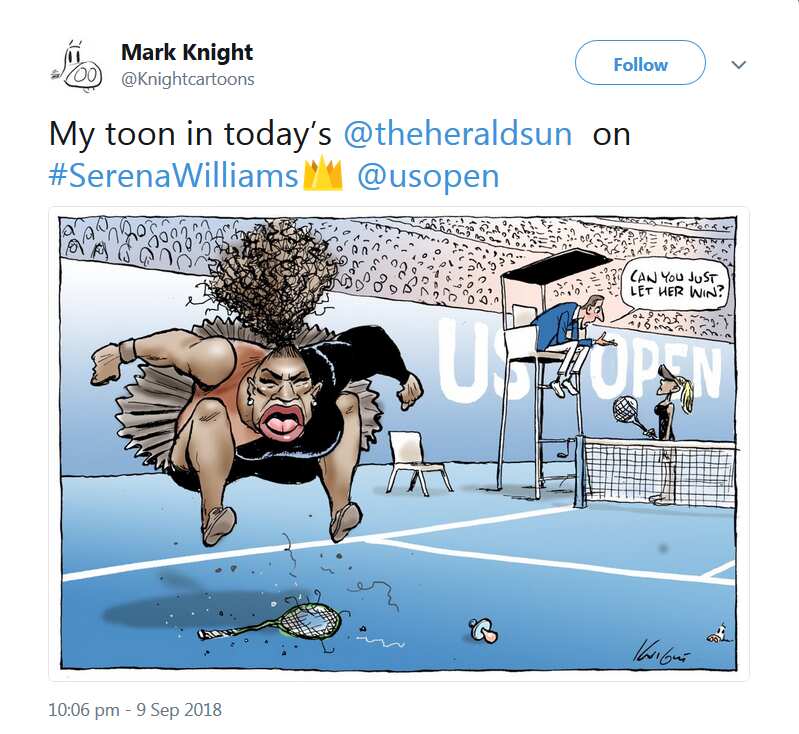Mark Knight's Tweet
