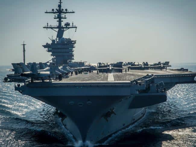 Aircraft carrier USS Carl Vinson 