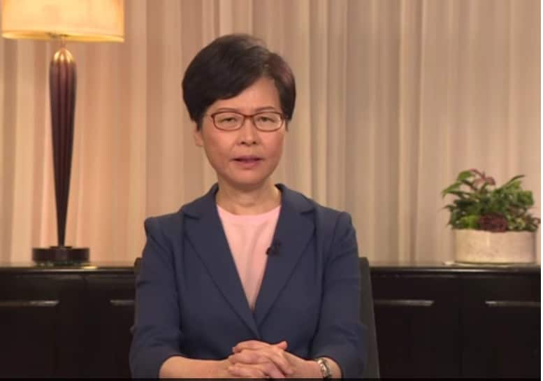 Carrie Lam has announced the withdrawal of the controversial extradition bill on local media.