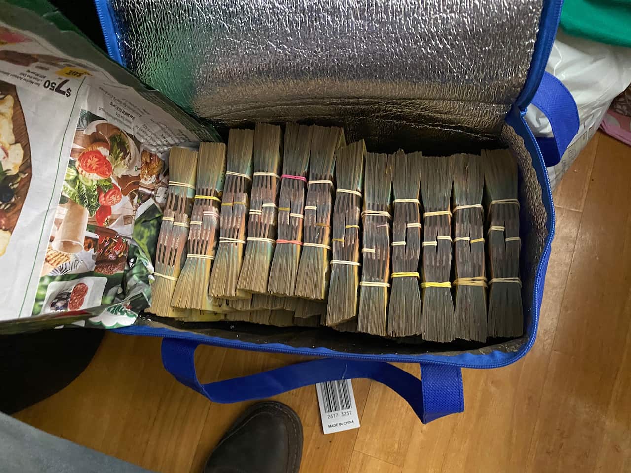 $600,000 in cash was also seized