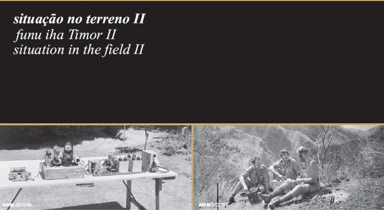 Catálogo do Memorial de Dare sobre a invasão japonesa a Timor.