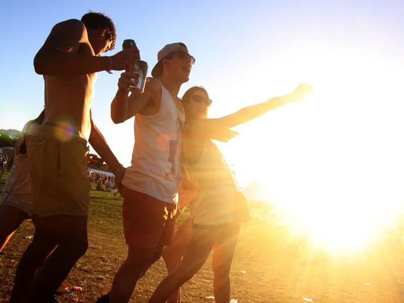 Festival-goers enjoy Parklife music festival