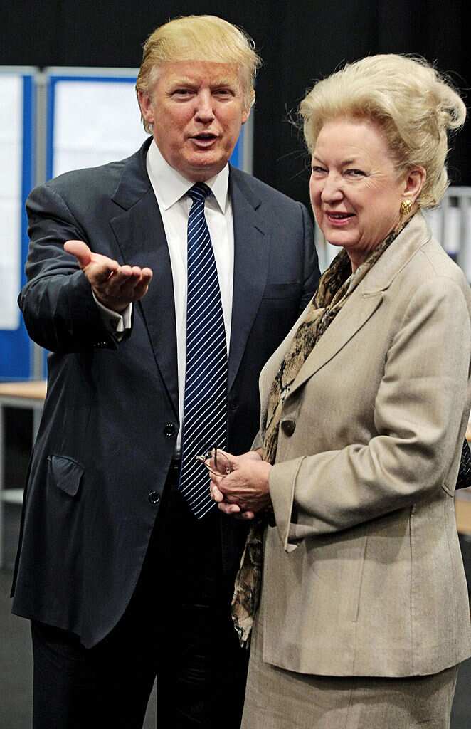 Donald Trump with sister Maryanne Trump Barry