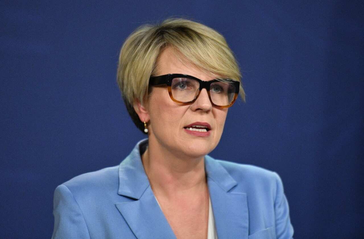 Deputy Leader of the Opposition Tanya Plibersek speaks to the media during a press conference in Sydney, Friday, September 28, 2018. 