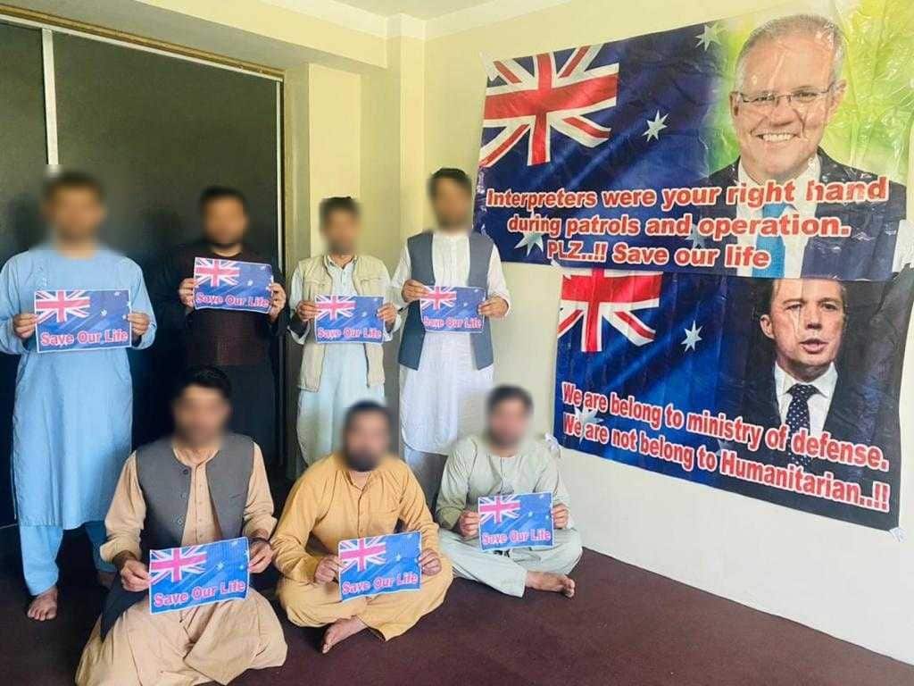 Former Australian Defence Force interpreters in Kabul