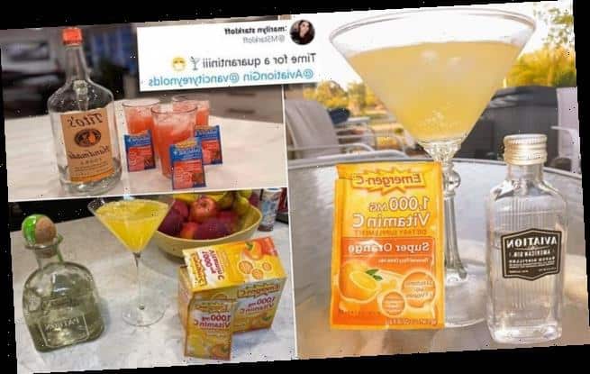 How about a 'Quarantini'?