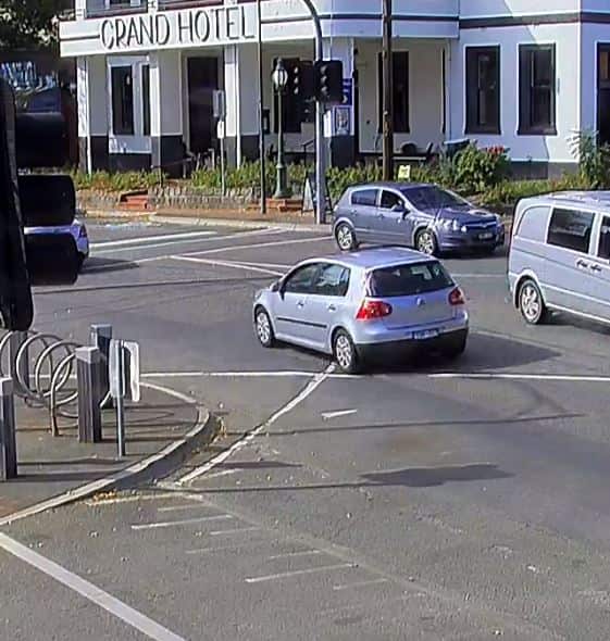 CCTV Image of Tej's car