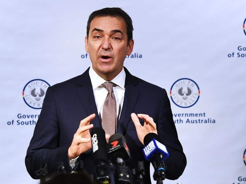 File image of South Australian Premier Steven Marshall.