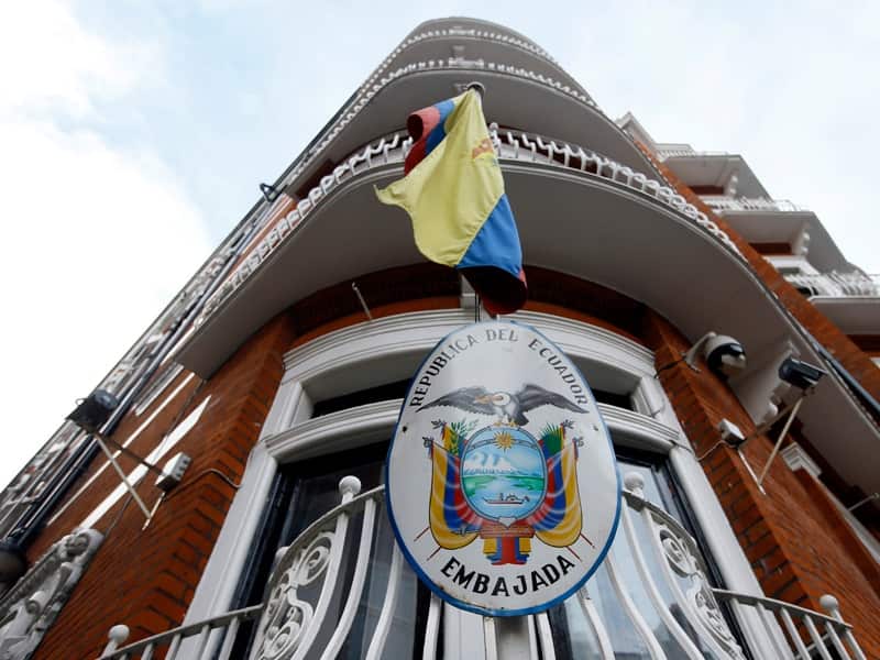 Julian Assange remains inside the Ecuadorian embassy. 