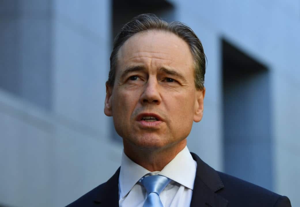 Minister for Health Greg Hunt.