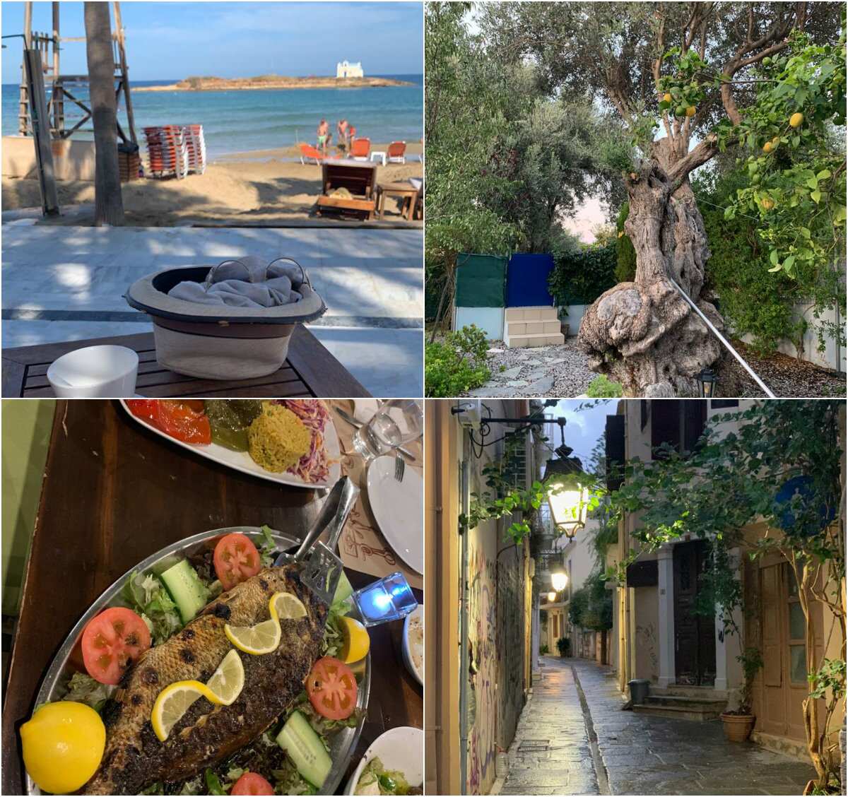 compilation of Crete shots