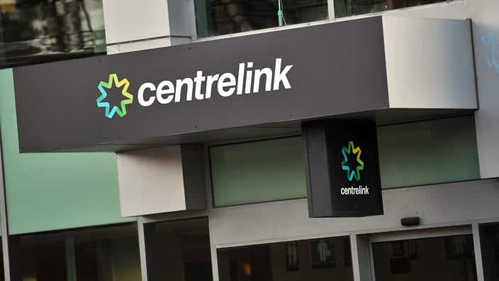 A file image taken Wednesday, May 14, 2014 of Centrelink signage at the Yarra branch in Melbourne. Australia's unemployment rate has fallen to 6.3 per cent, official figures show, Thursday, March. 12, 2015. (AAP Image/Julian Smith) NO ARCHIVING