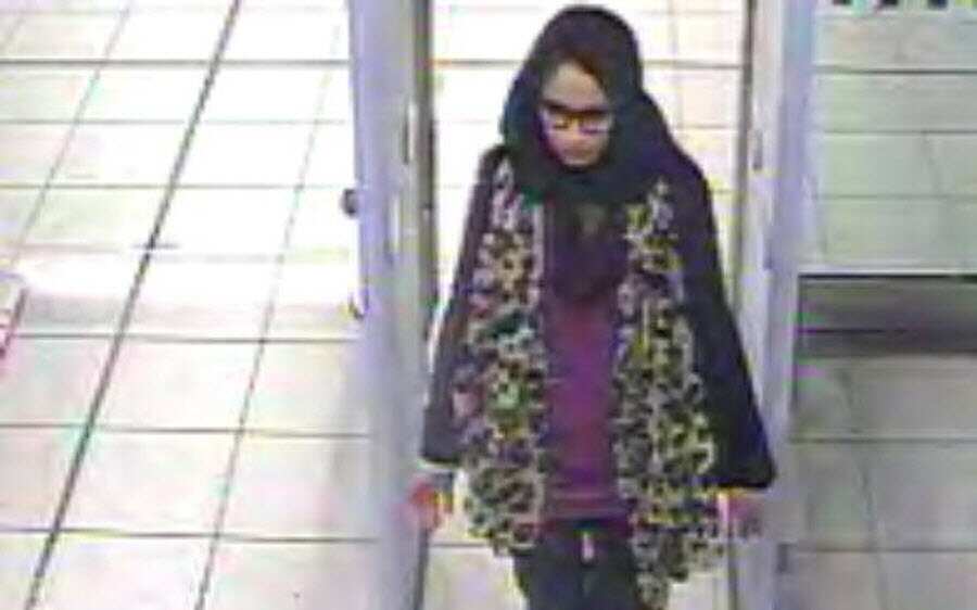 A handout photo made available by the London Metropolitan Police Service(MPS) on 20 February 2015 showing Shamima Begum.