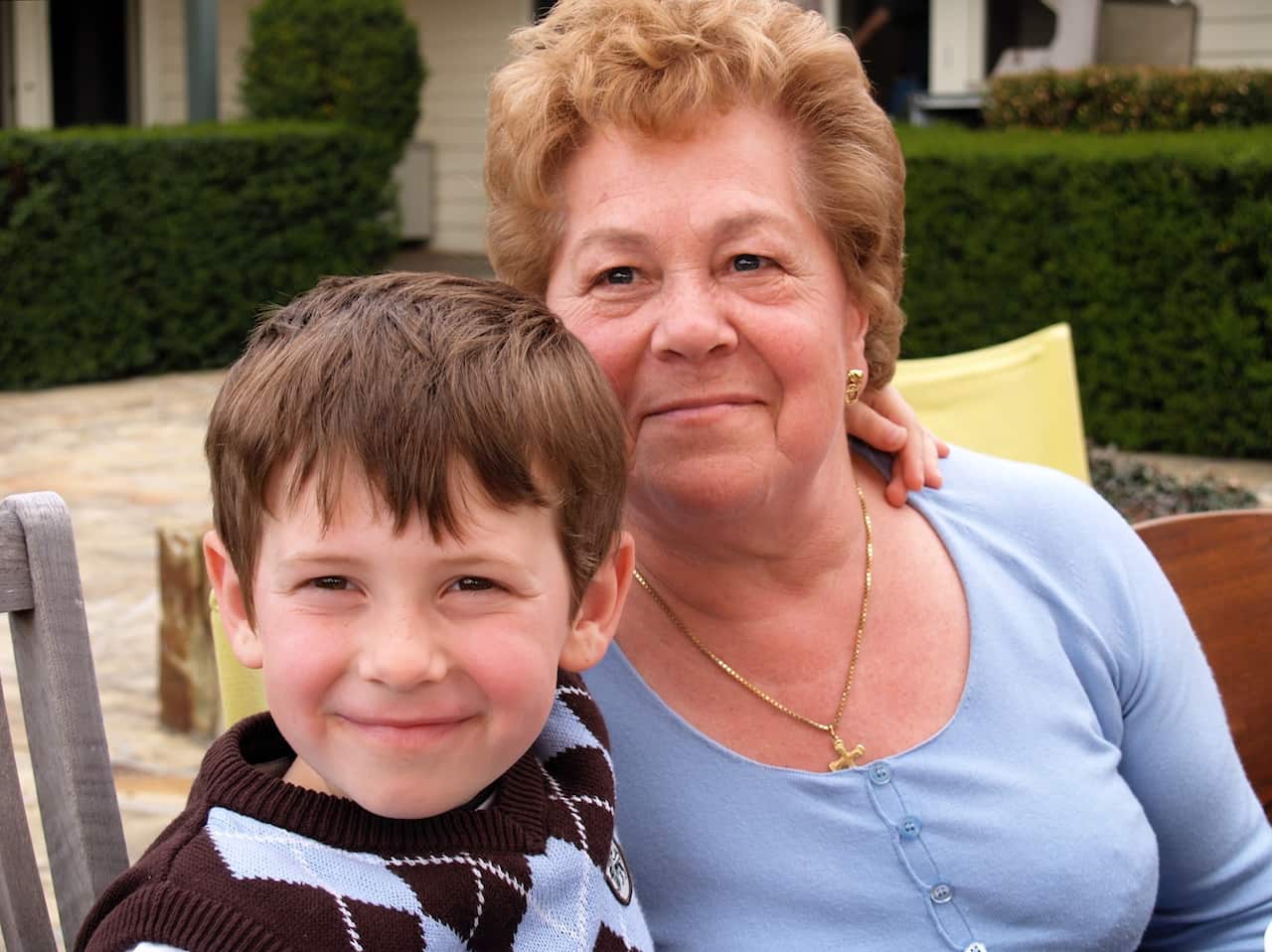 "Nonna and I at a young age"