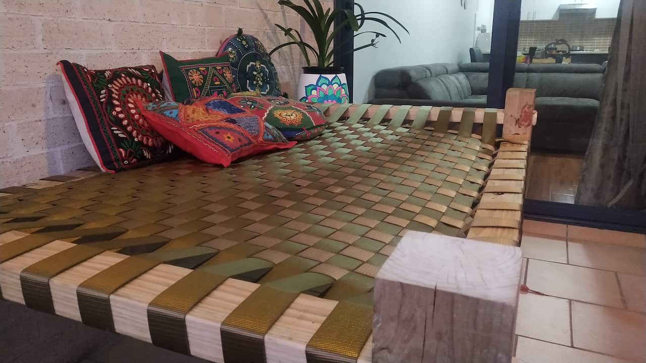 Close look at the webbing