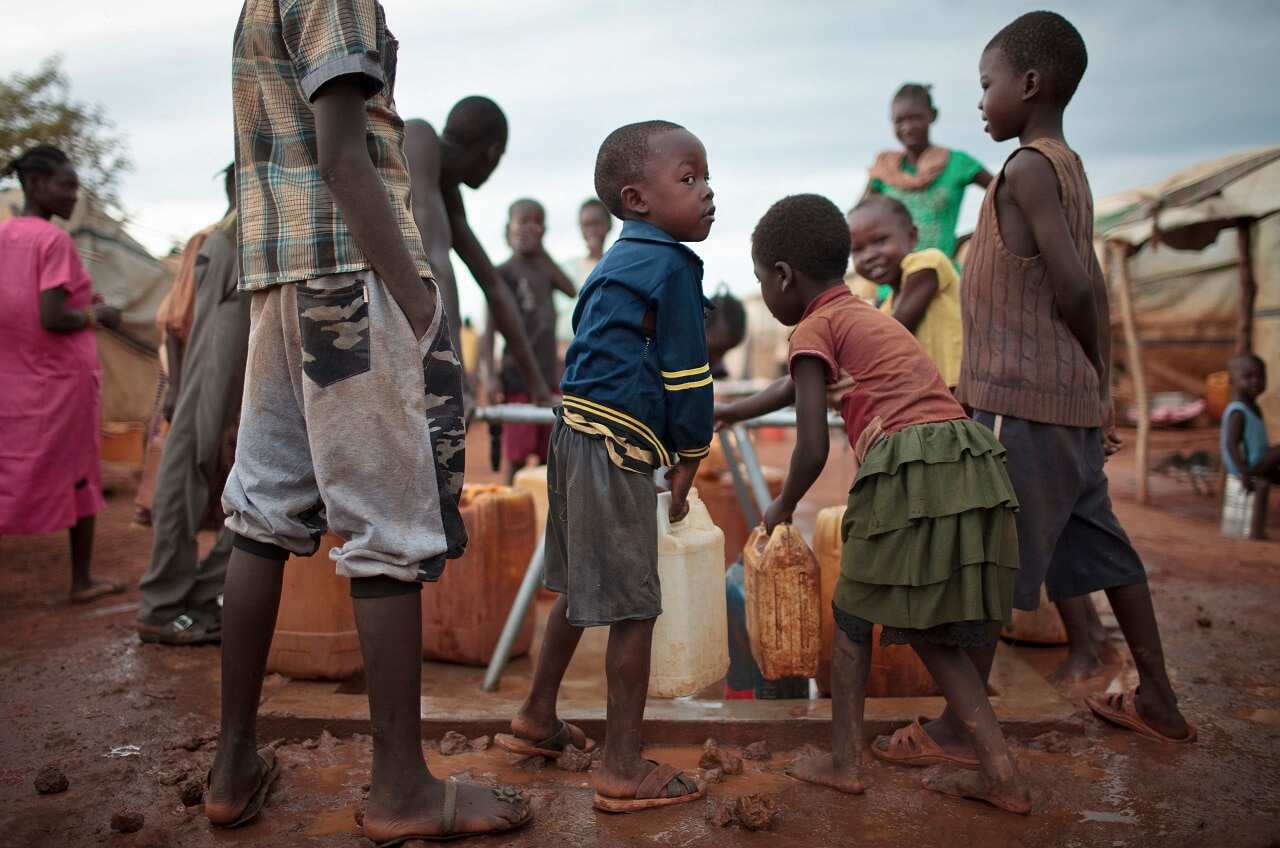 Children in South Sudan.