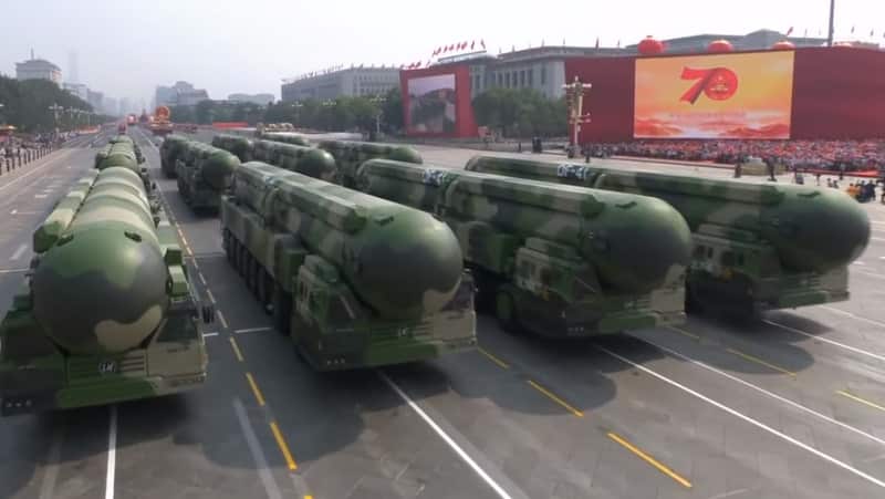 Chinese solid-fuelled road-mobile intercontinental ballistic missile DF-41