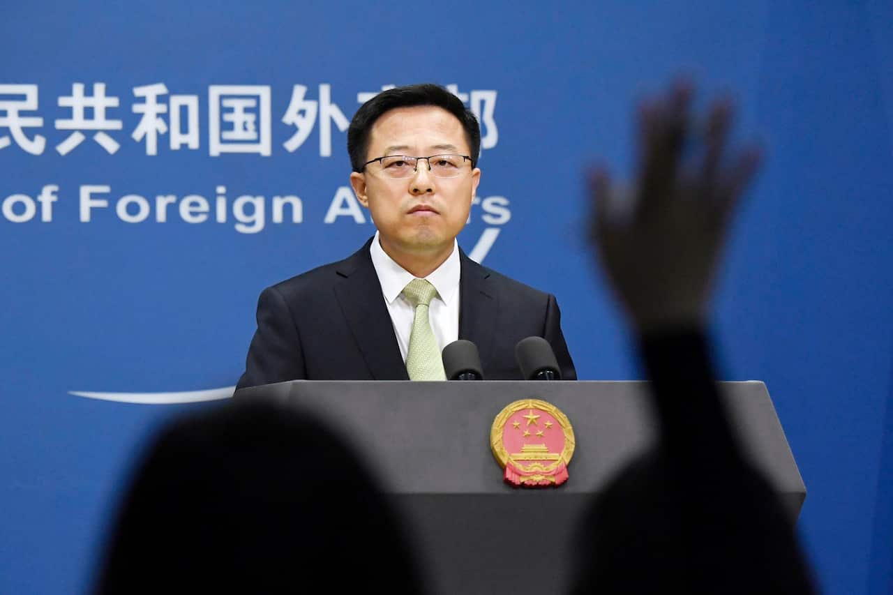 Chinese Foreign Ministry spokesman Zhao Lijian 