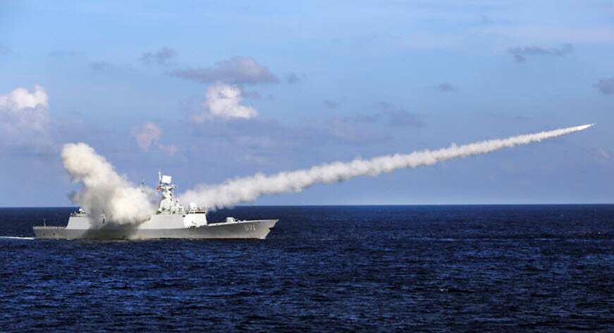 Chinese missile frigate 