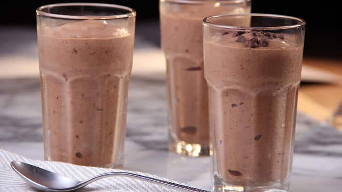 Warning about high sugar in flavoured milk.