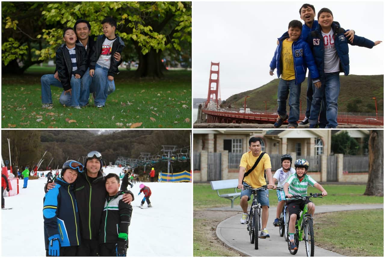 Cuộc sống bận rộn với cả hai vai trò - “làm cha và mẹ” của anh Hiệp đã kéo dài gần 9 năm. 